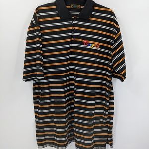 Men's COOGI Striped Polo Shirt